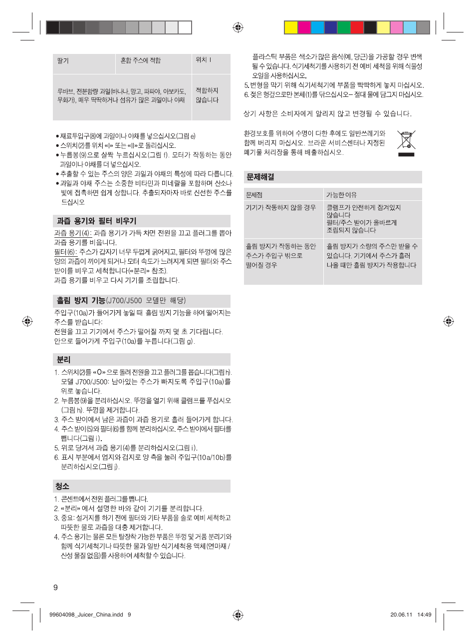 Braun Multiquick J700 User Manual | Page 9 / 12