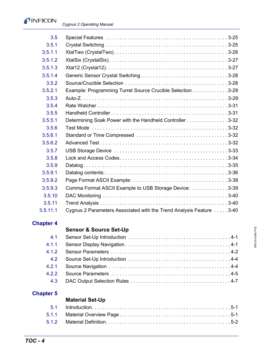 INFICON Cygnus 2 Thin Film Deposition Controller User Manual | Page 12 / 274