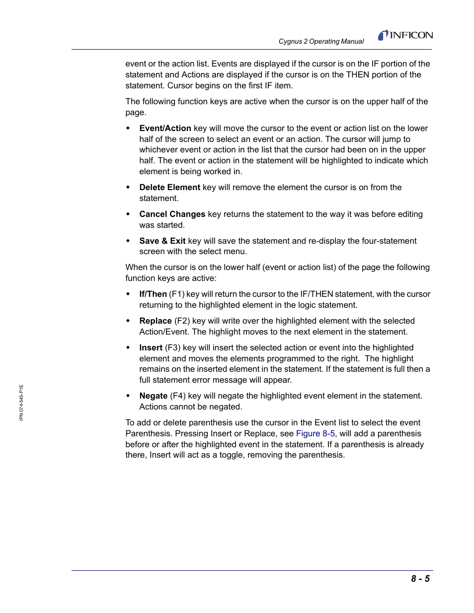 INFICON Cygnus 2 Thin Film Deposition Controller User Manual | Page 135 / 274