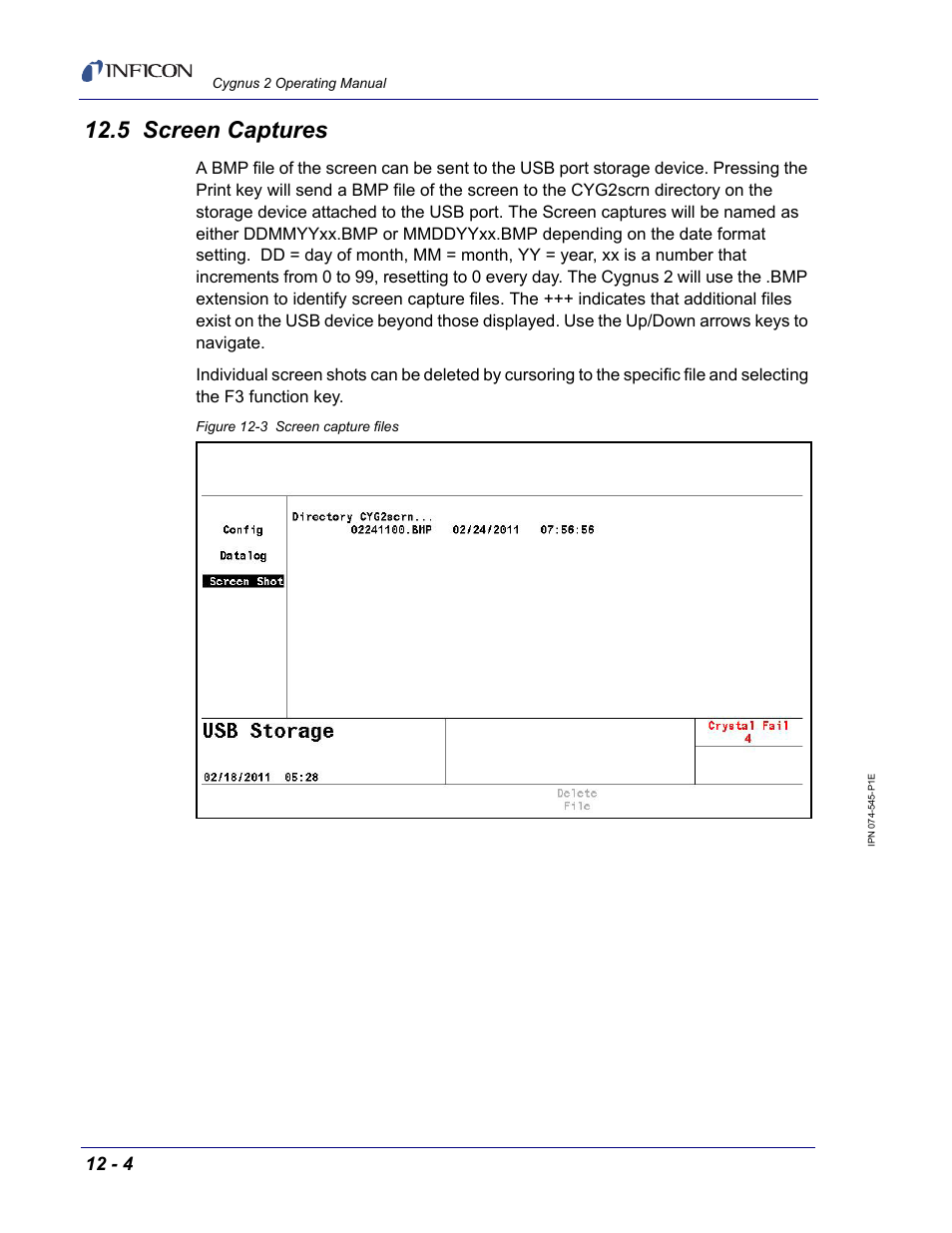 5 screen captures | INFICON Cygnus 2 Thin Film Deposition Controller User Manual | Page 216 / 274