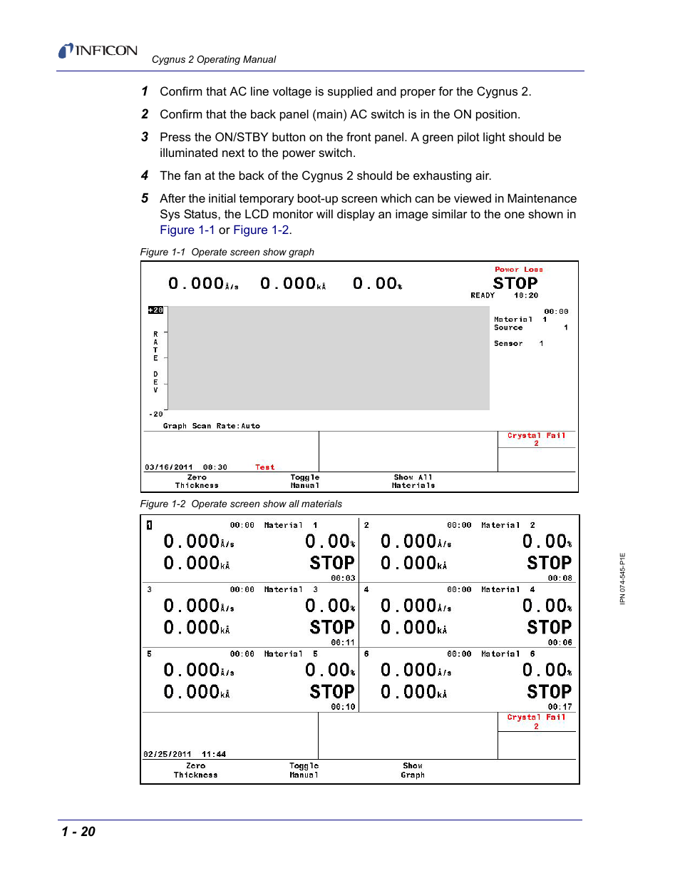 INFICON Cygnus 2 Thin Film Deposition Controller User Manual | Page 38 / 274