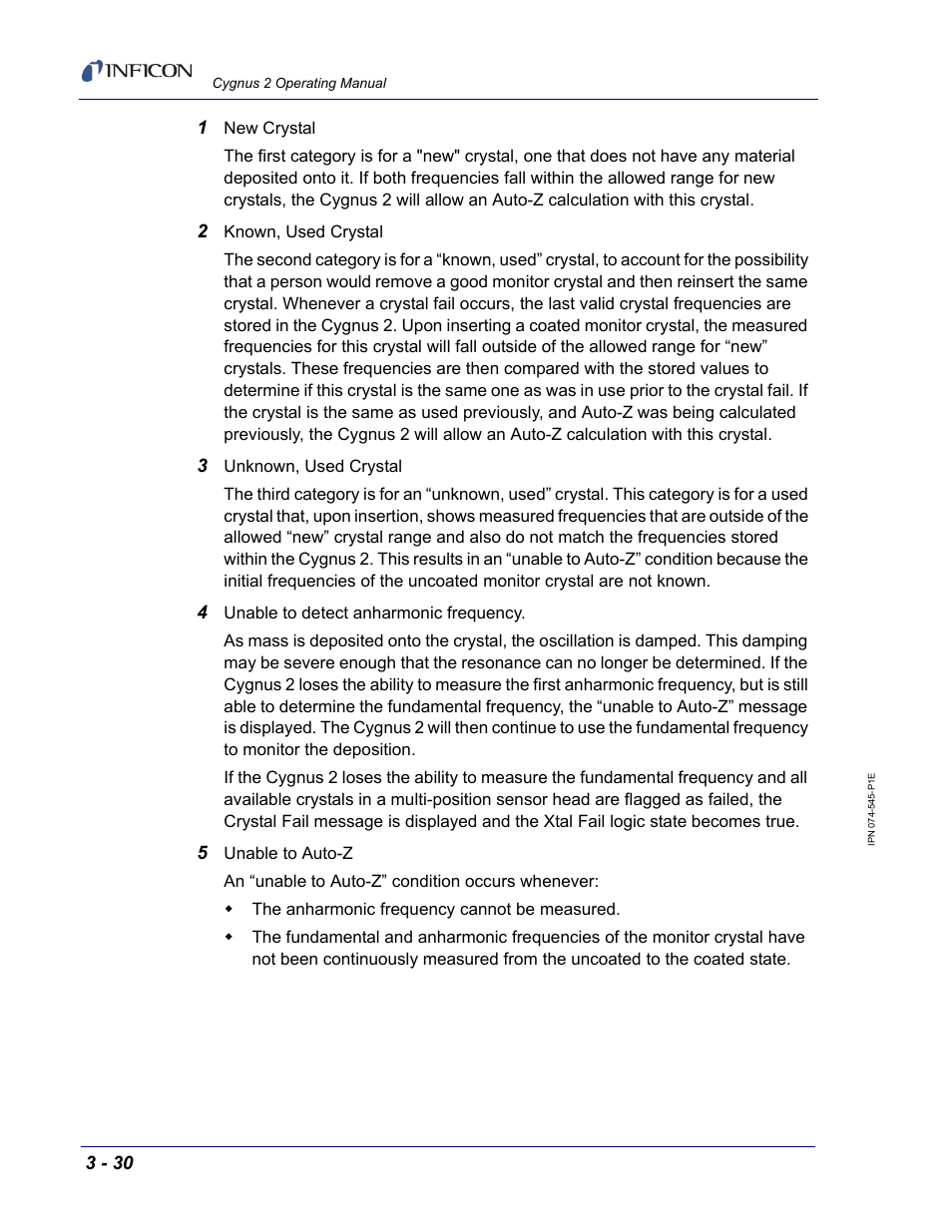 INFICON Cygnus 2 Thin Film Deposition Controller User Manual | Page 80 / 274