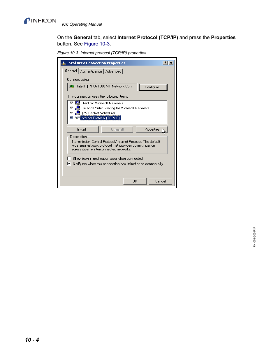 INFICON IC6 Thin Film Deposition Controller User Manual | Page 174 / 332