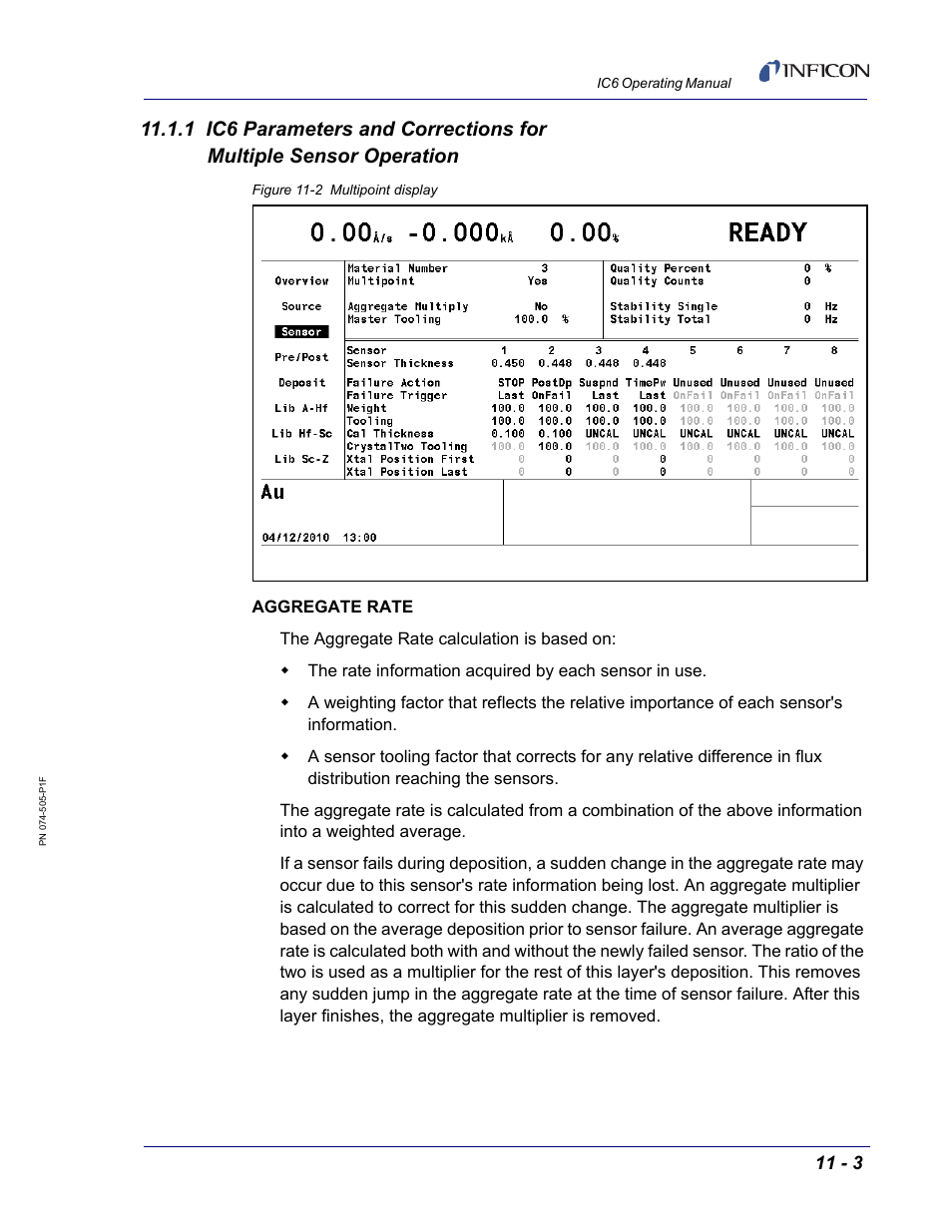 INFICON IC6 Thin Film Deposition Controller User Manual | Page 235 / 332
