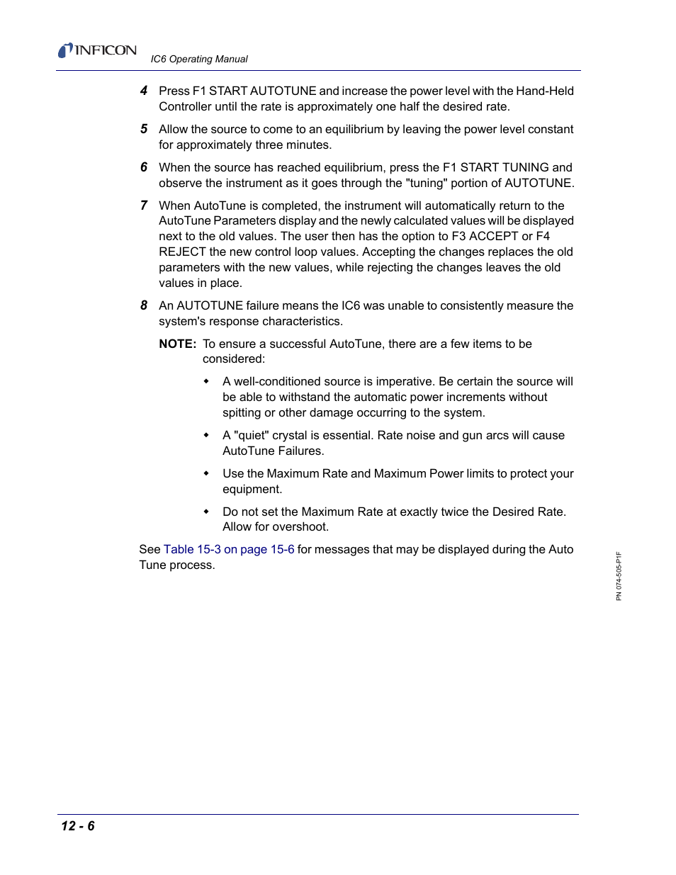 INFICON IC6 Thin Film Deposition Controller User Manual | Page 248 / 332