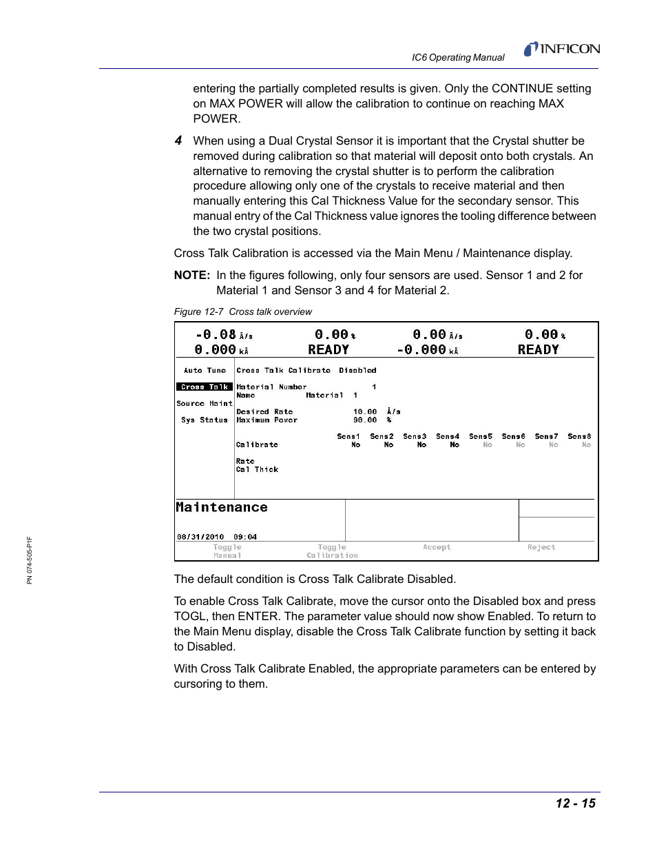 INFICON IC6 Thin Film Deposition Controller User Manual | Page 257 / 332