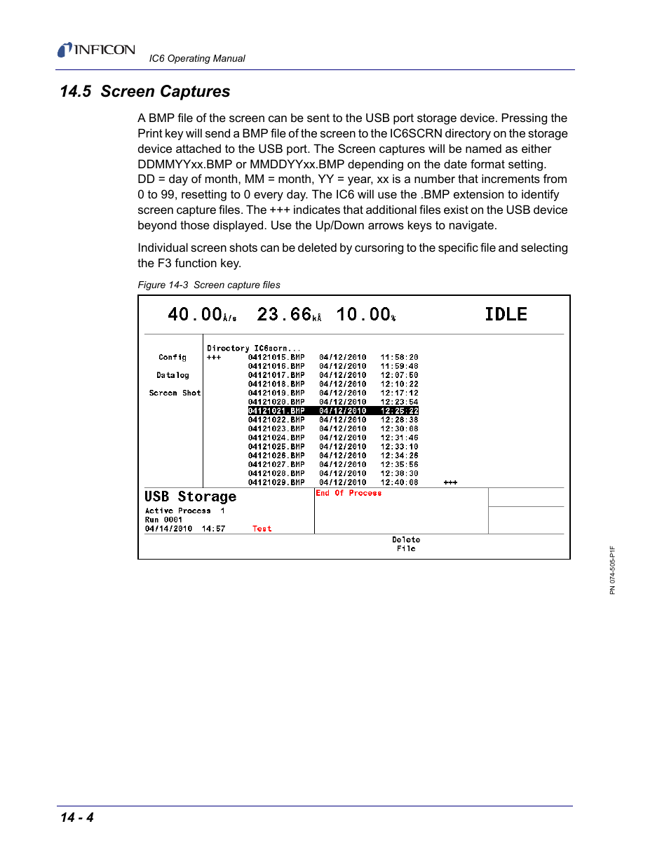 5 screen captures | INFICON IC6 Thin Film Deposition Controller User Manual | Page 270 / 332