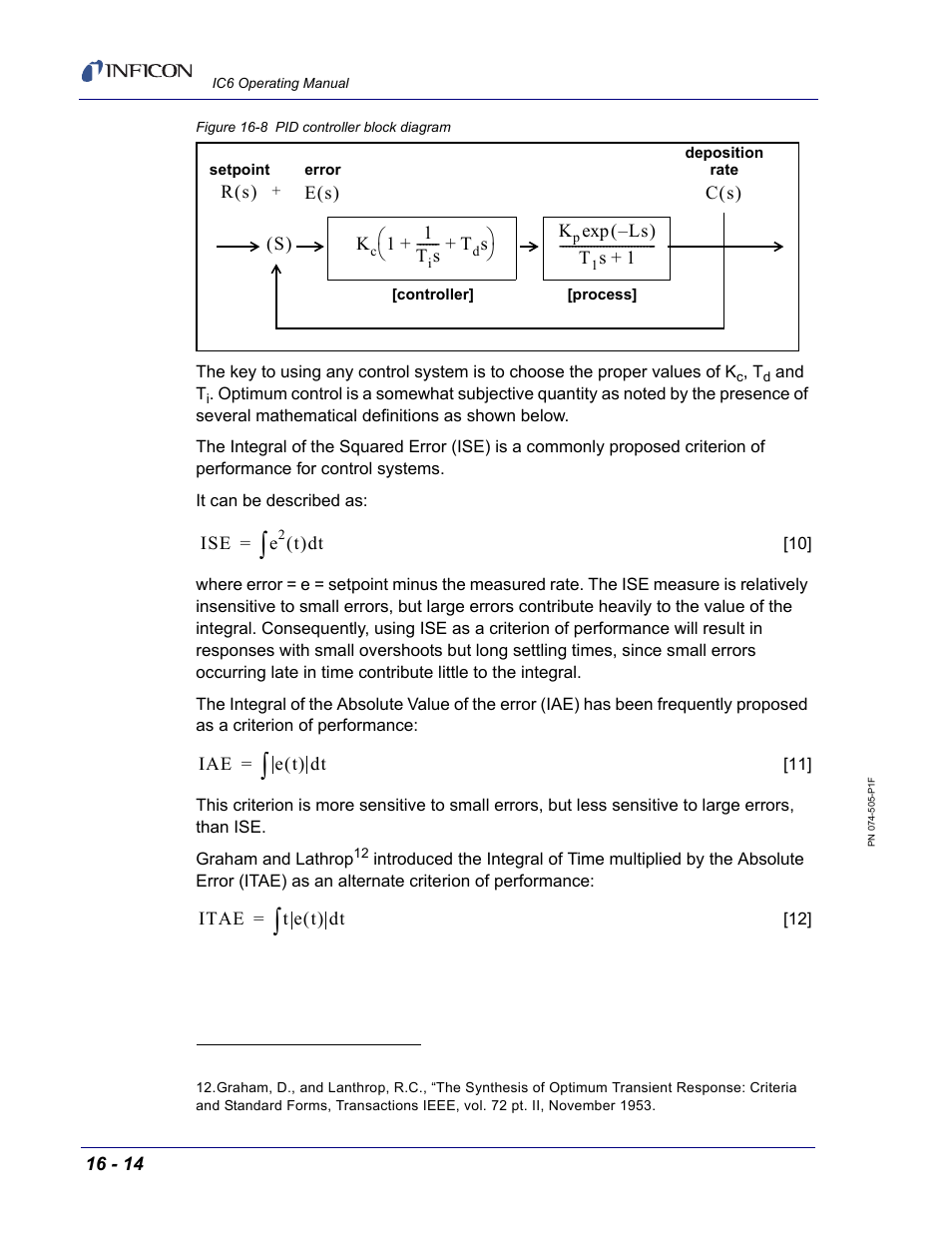 INFICON IC6 Thin Film Deposition Controller User Manual | Page 322 / 332
