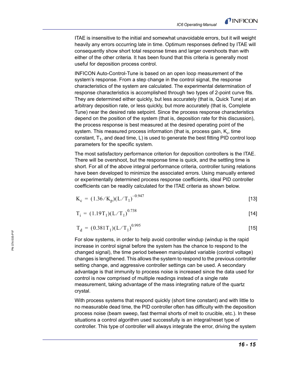 INFICON IC6 Thin Film Deposition Controller User Manual | Page 323 / 332