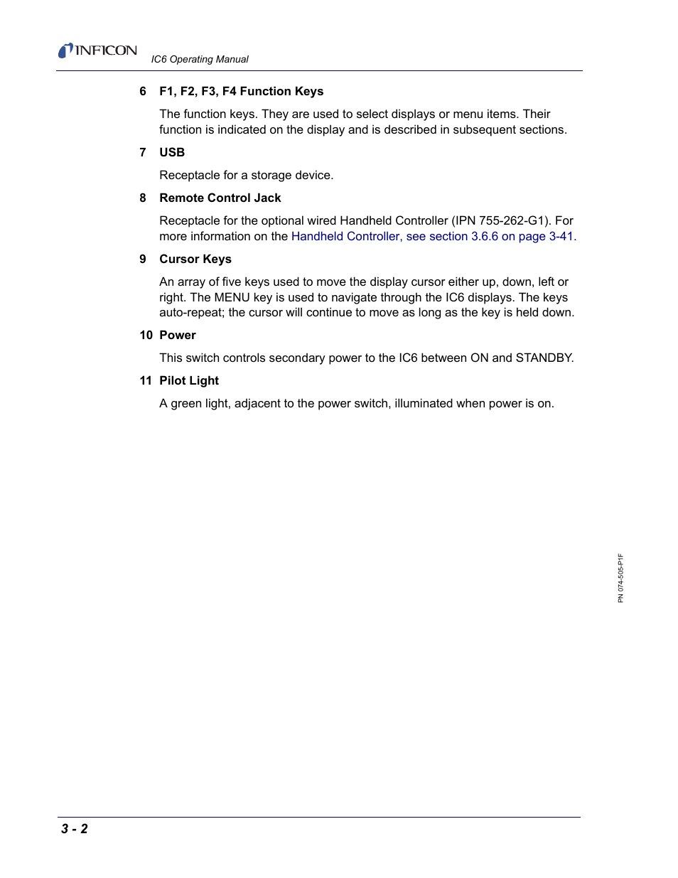 INFICON IC6 Thin Film Deposition Controller User Manual | Page 56 / 332