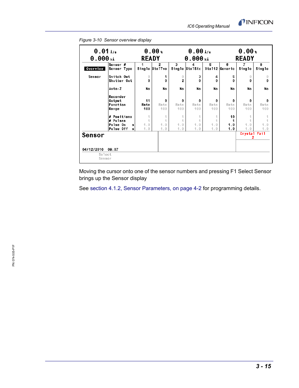 INFICON IC6 Thin Film Deposition Controller User Manual | Page 69 / 332