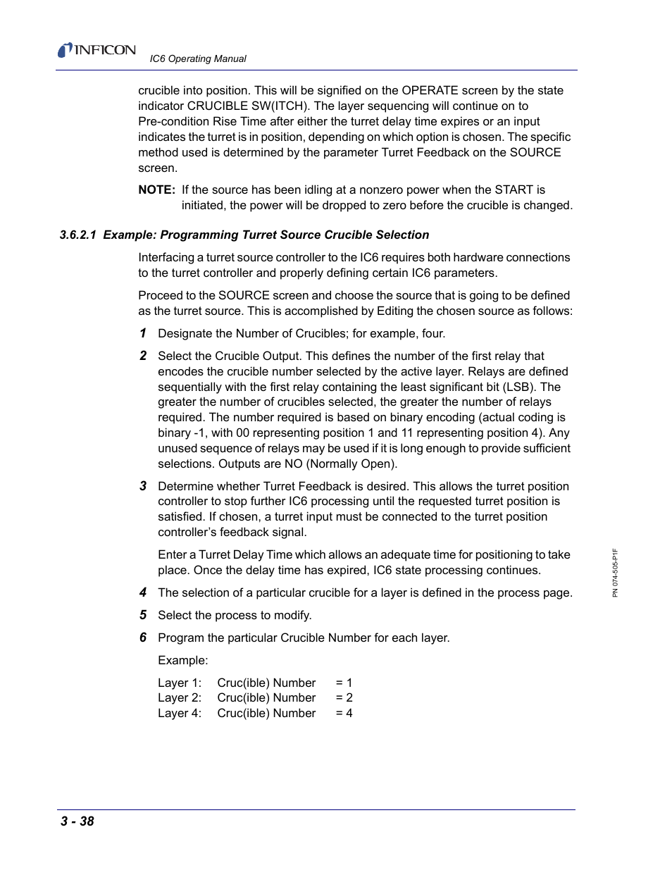 INFICON IC6 Thin Film Deposition Controller User Manual | Page 92 / 332