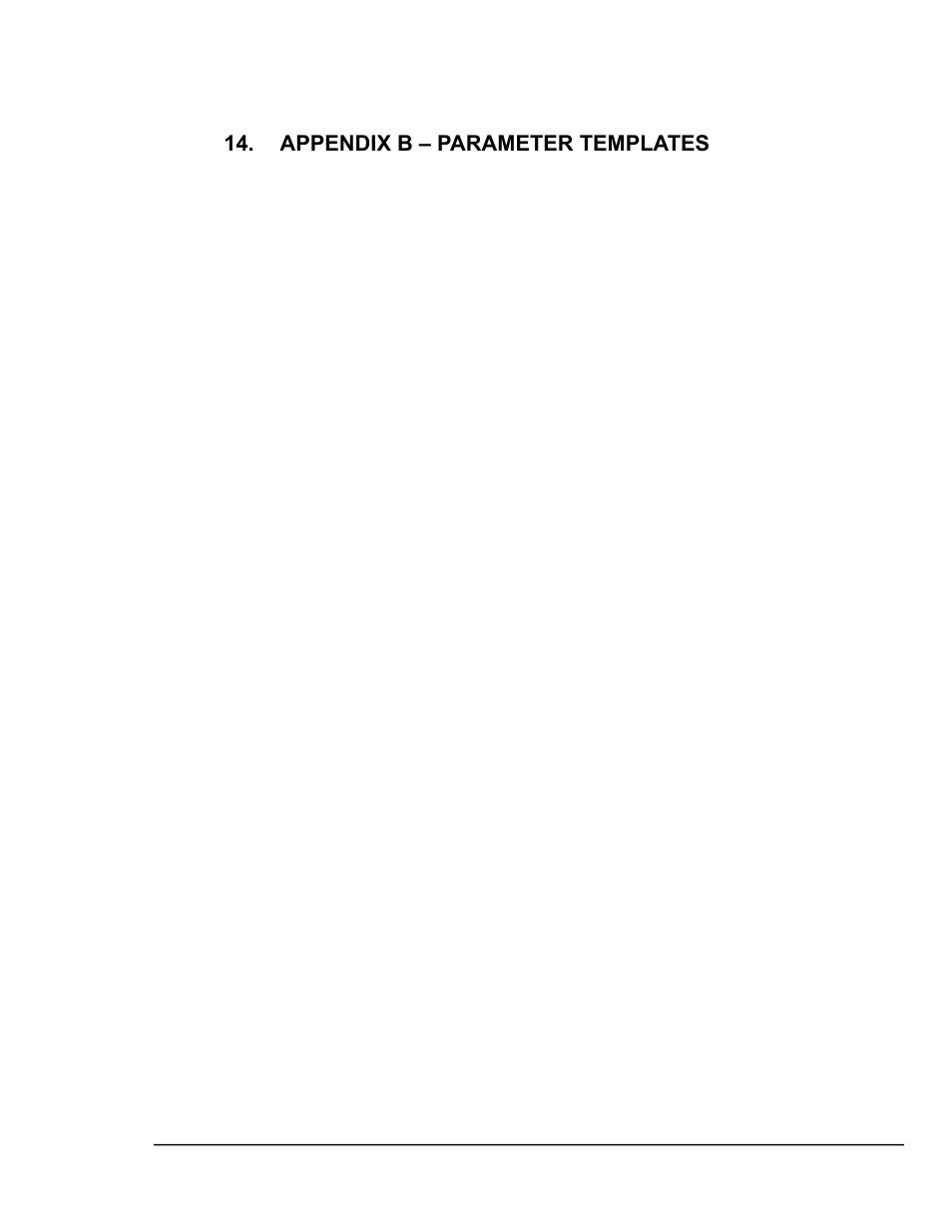 Appendix b – parameter templates, Appendix b – parameter templates -1 | INFICON MDC-260 Thin Film Deposition Controller User Manual | Page 193 / 208