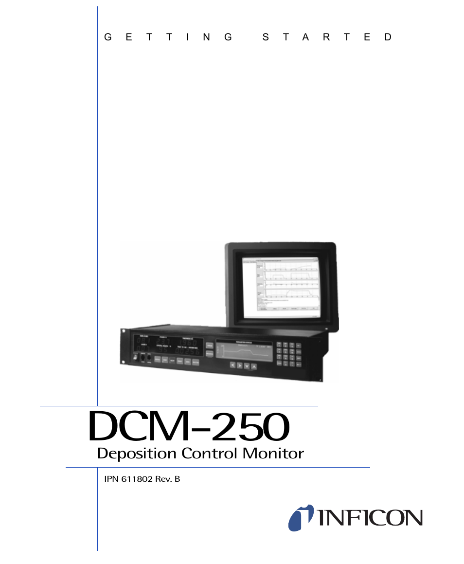 INFICON DCM-250 Deposition Control Monitor Software User Manual | 12 pages