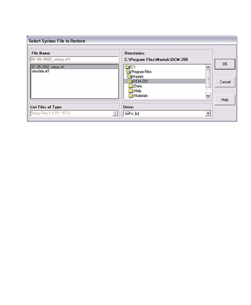 INFICON DCM-250 Deposition Control Monitor Software User Manual | Page 11 / 12