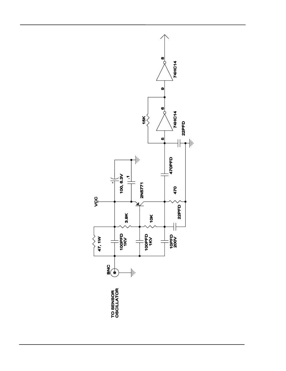 Figure 7-4 sensor input buffer circuit -6 | INFICON MDC-360 Thin Film Deposition Controller User Manual | Page 100 / 173