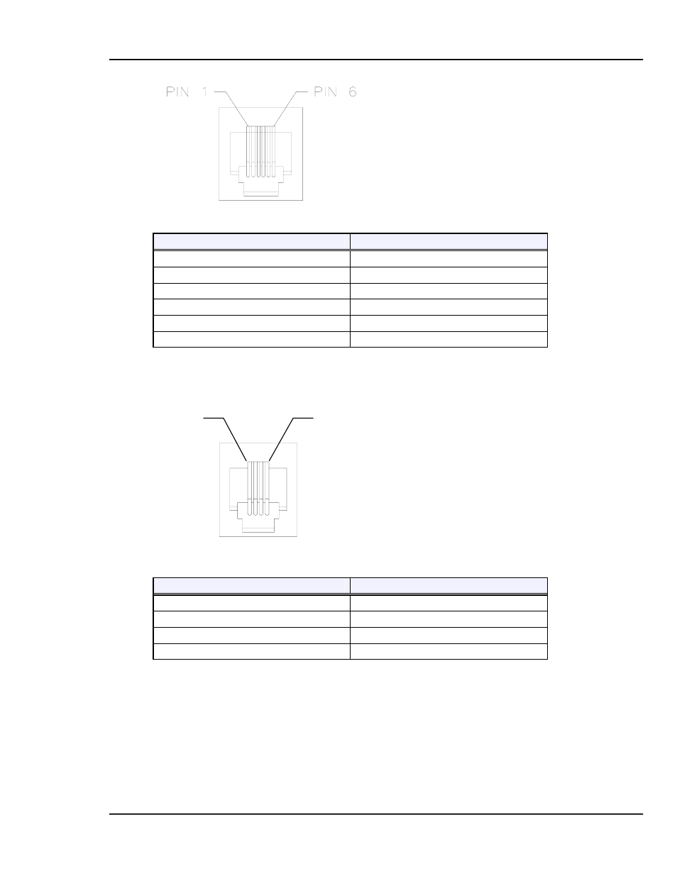 Figure 8-7 rj11 front panel rs-232 connector -9, Figure 8-8 front panel manual power connector -9, Nts are shown in figure 8-7 and table 8-5 | INFICON MDC-360 Thin Film Deposition Controller User Manual | Page 111 / 173