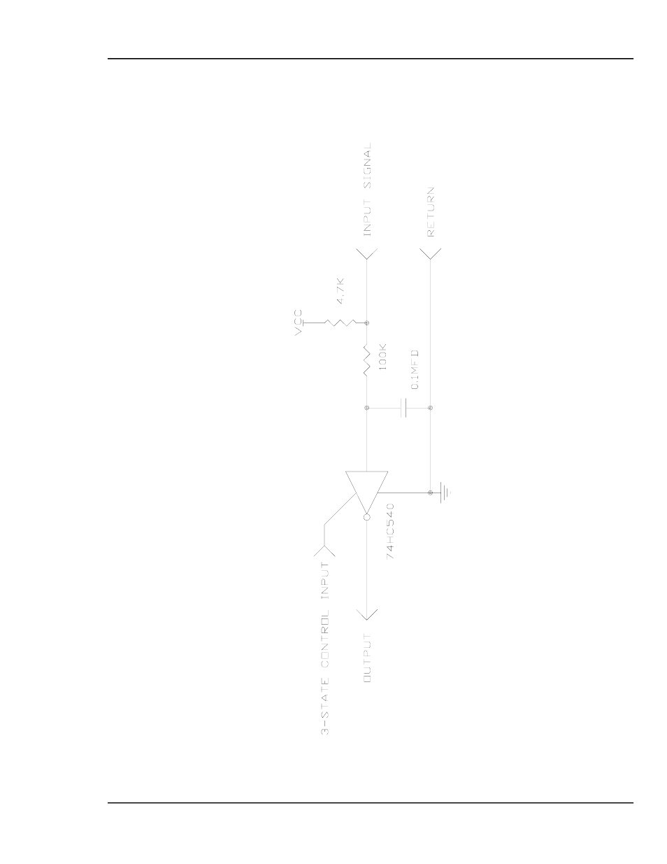Figure 7-1 passive input buffer circuit -3, Figure 7-1 . refer to | INFICON MDC-360C Thin Film Deposition Controller User Manual | Page 105 / 196