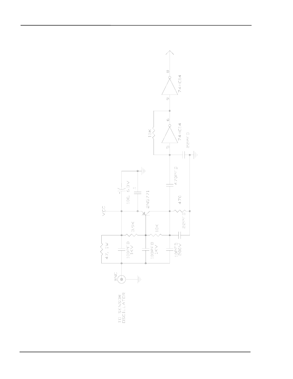 Figure 7-4 sensor input buffer circuit -6 | INFICON MDC-360C Thin Film Deposition Controller User Manual | Page 108 / 196