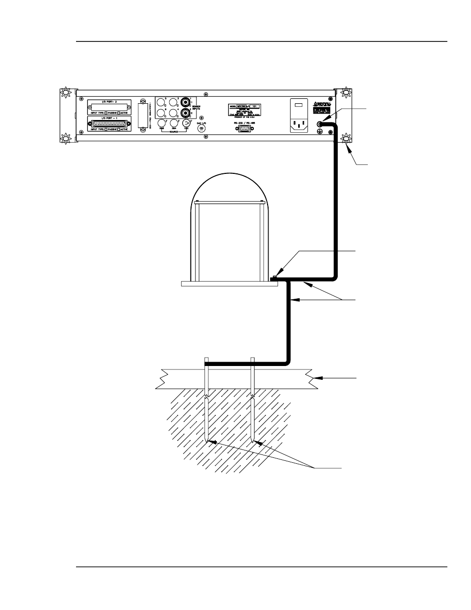 11 for details, Figure 8-11 recommended grounding method -13 | INFICON MDC-360C Thin Film Deposition Controller User Manual | Page 123 / 196