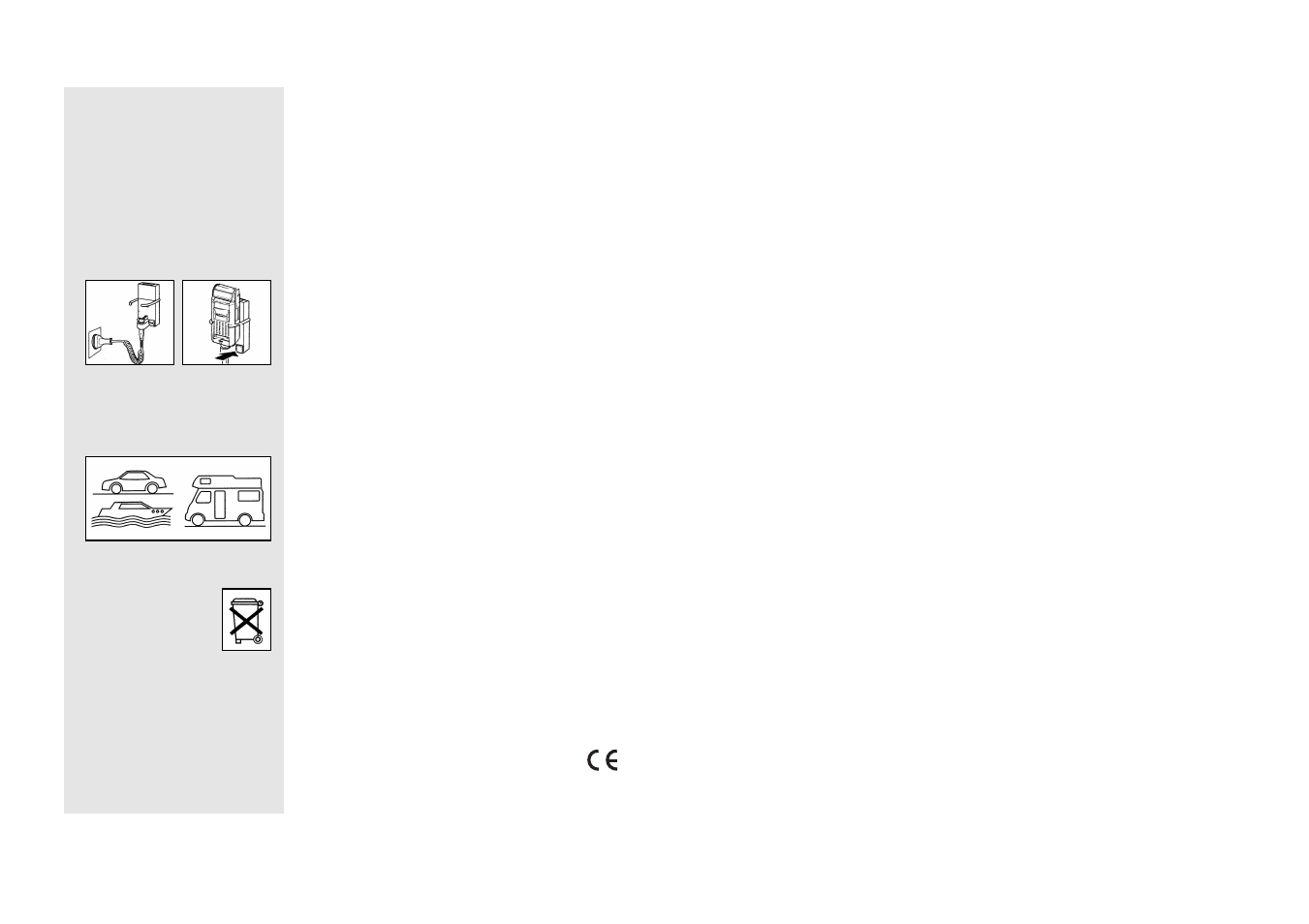 3 preserving the cell unit, 6 accessories, 1 wall holder (not with all models) | 2 charging cord as of 12 v (for car or boat), 7 environmental notice, Guarantee | Braun 6550 User Manual | Page 4 / 4