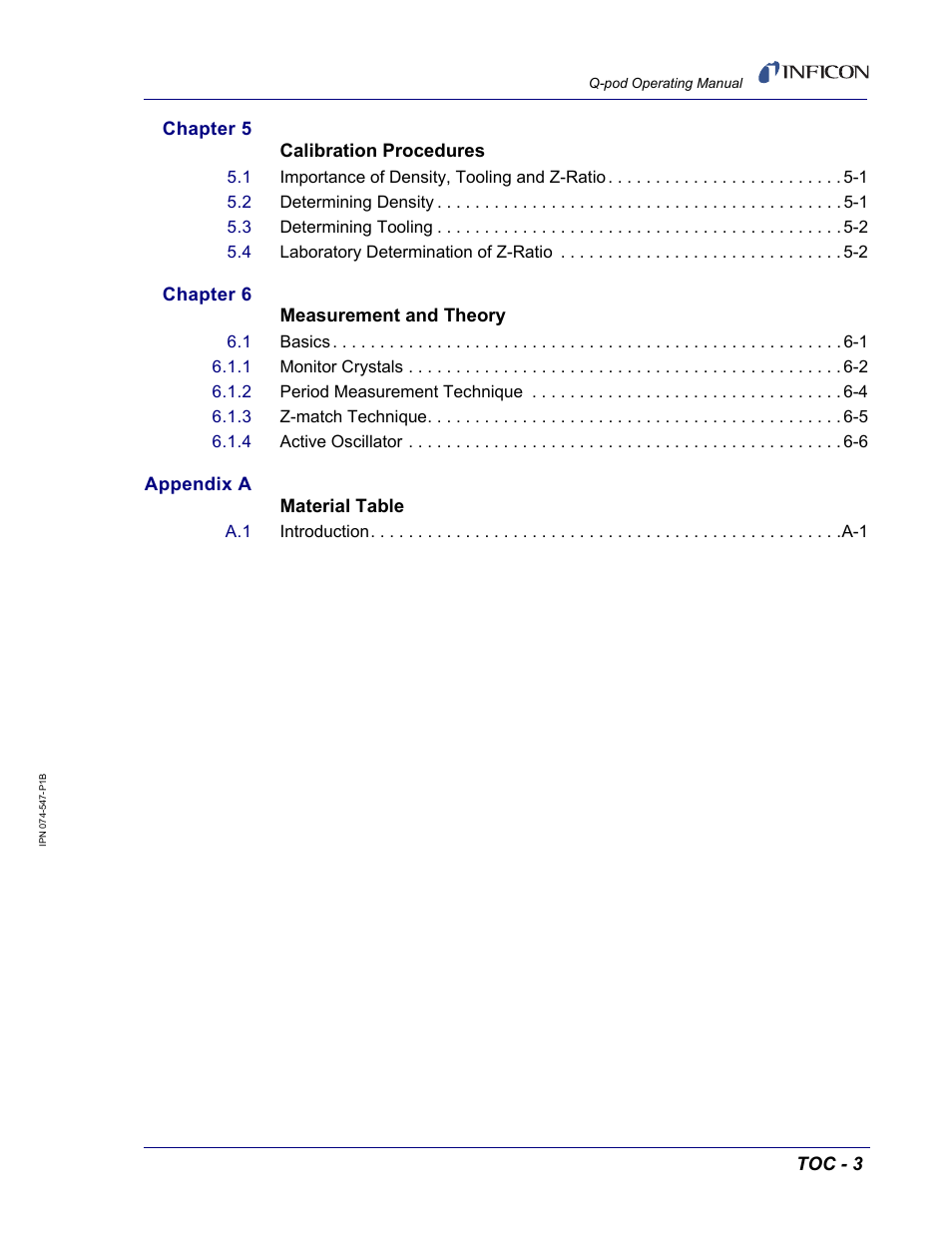 INFICON Q-pod Thin Film Deposition Monitor User Manual | Page 11 / 72