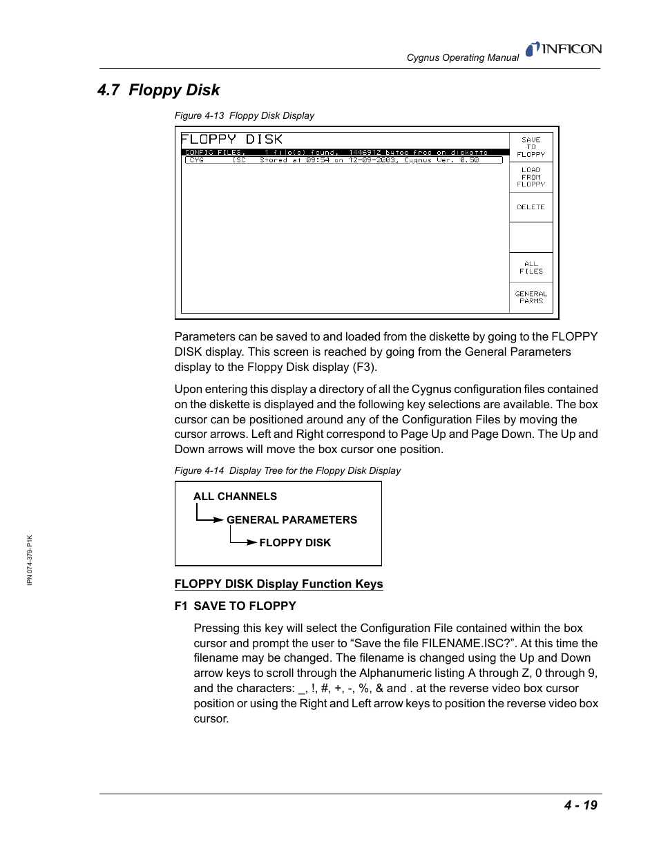 7 floppy disk | INFICON Cygnus Thin Film Deposition Controller User Manual | Page 103 / 228