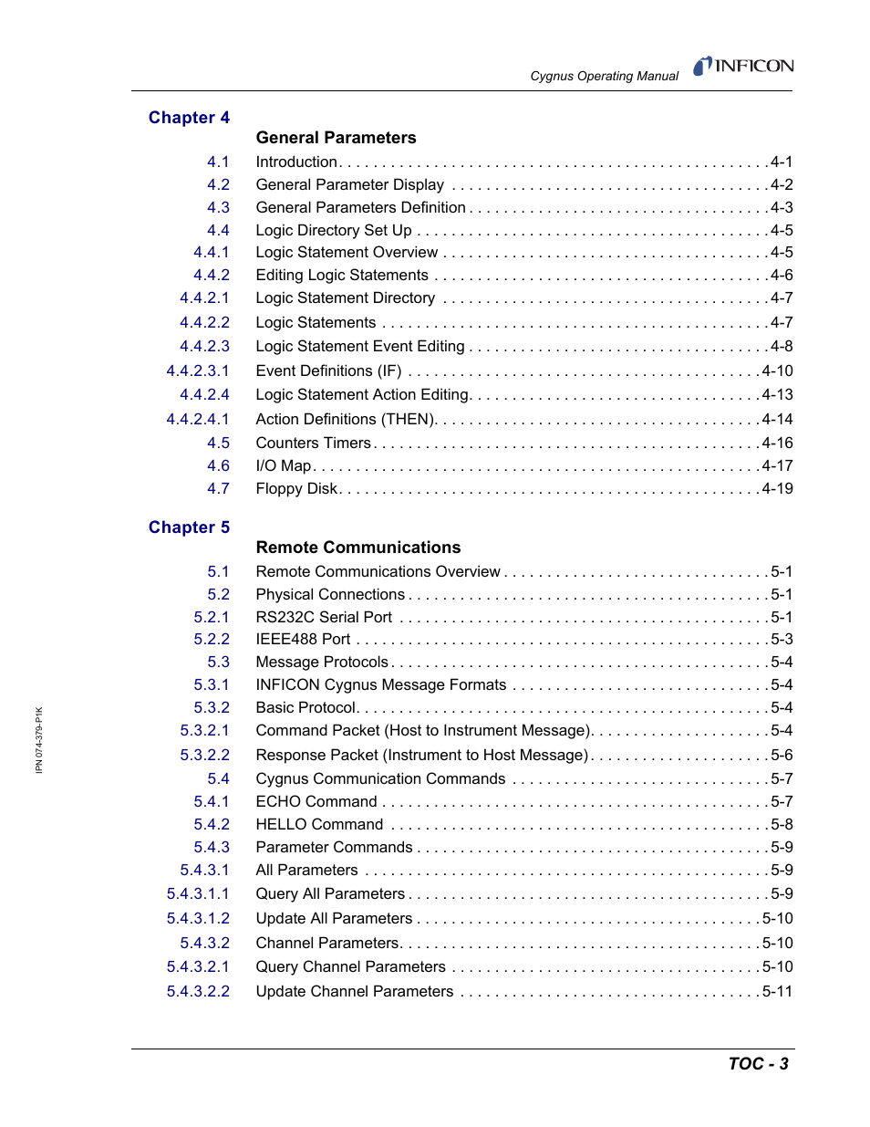 INFICON Cygnus Thin Film Deposition Controller User Manual | Page 11 / 228
