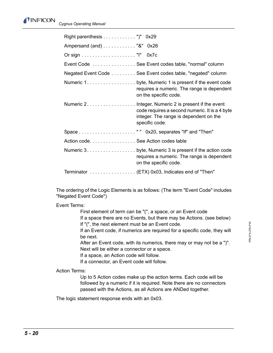 INFICON Cygnus Thin Film Deposition Controller User Manual | Page 124 / 228