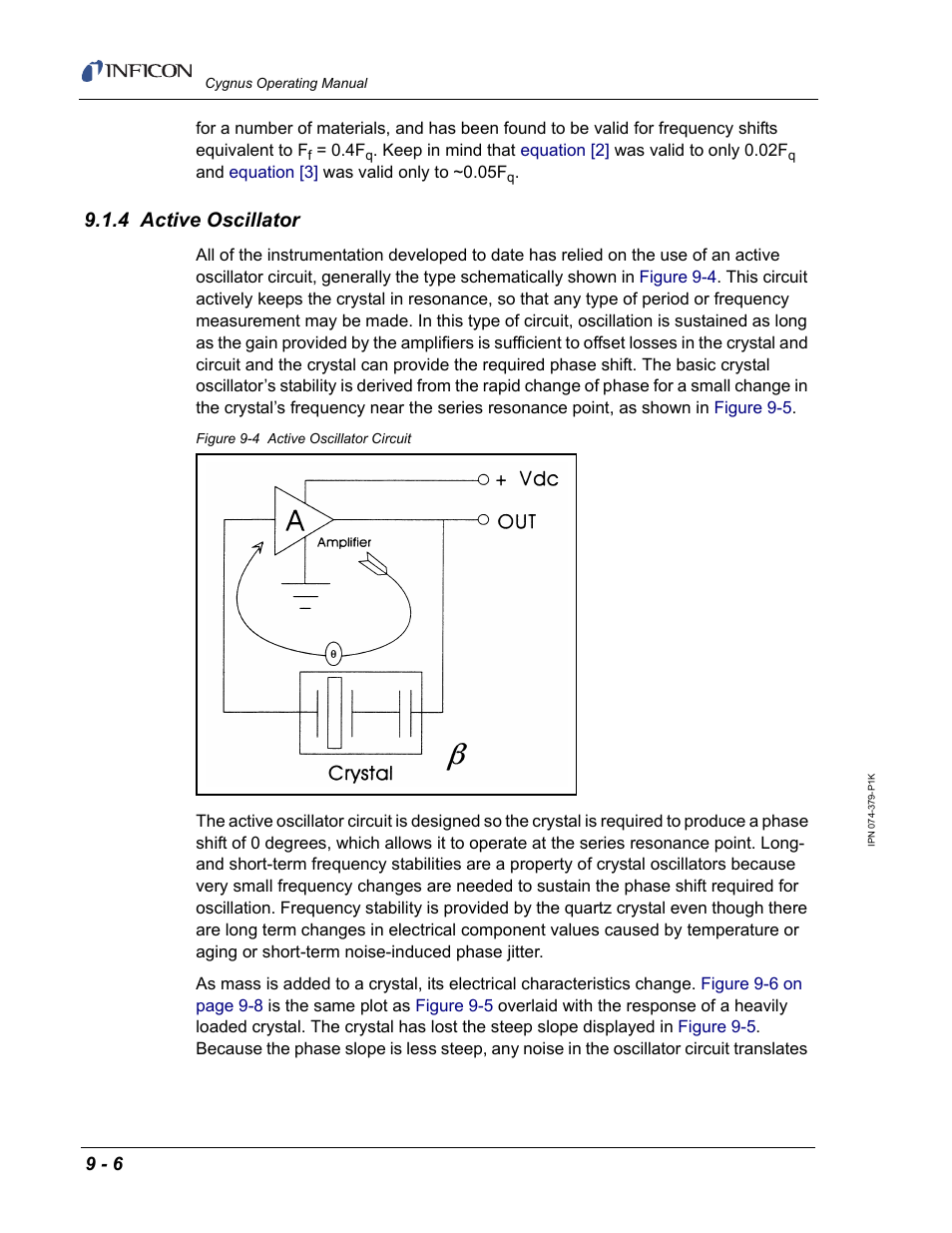 4 active oscillator | INFICON Cygnus Thin Film Deposition Controller User Manual | Page 204 / 228