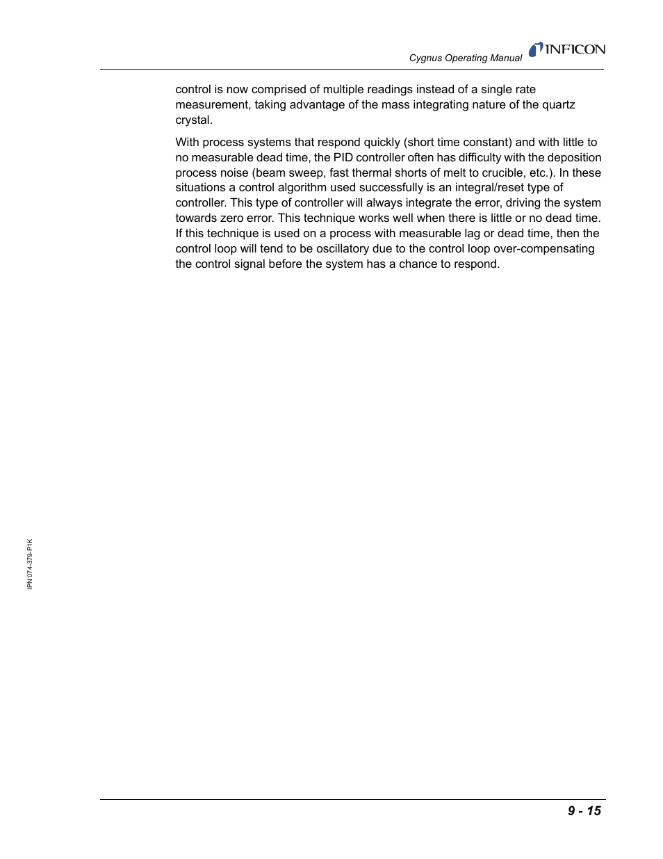 INFICON Cygnus Thin Film Deposition Controller User Manual | Page 213 / 228