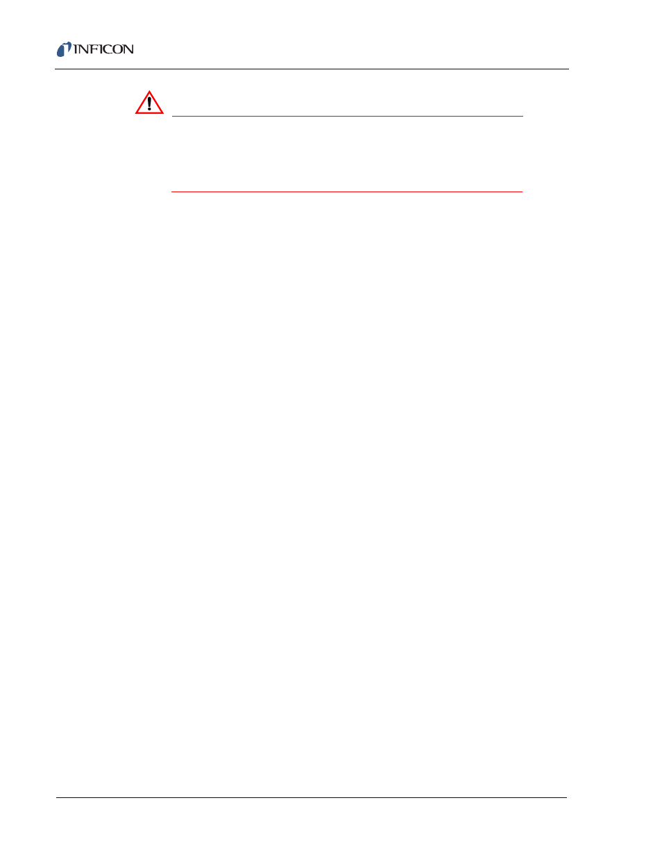 Caution | INFICON Cygnus Editor Software Manual User Manual | Page 32 / 82