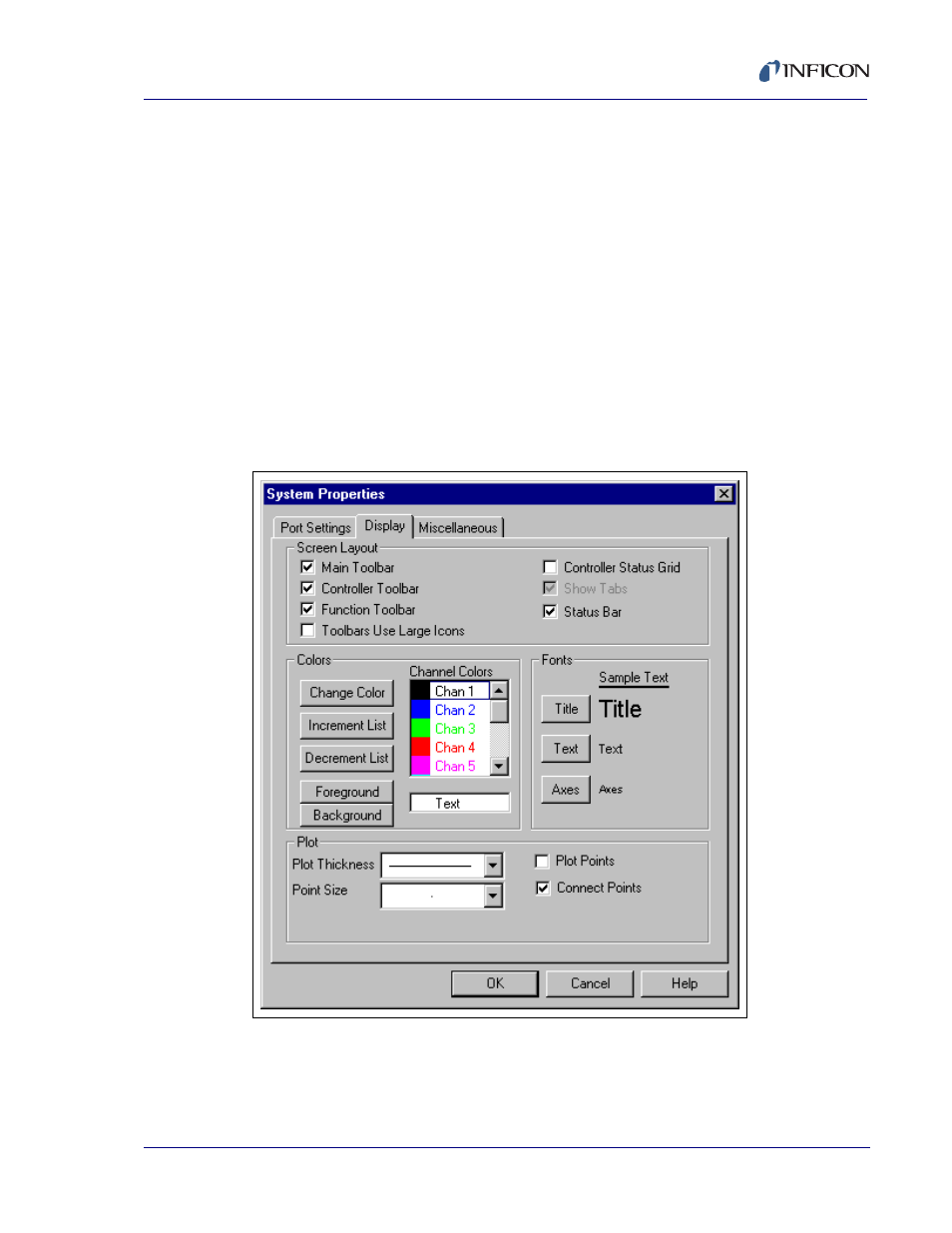 4 user preferences, 1 configuring the display options | INFICON Cygnus Editor Software Manual User Manual | Page 33 / 82