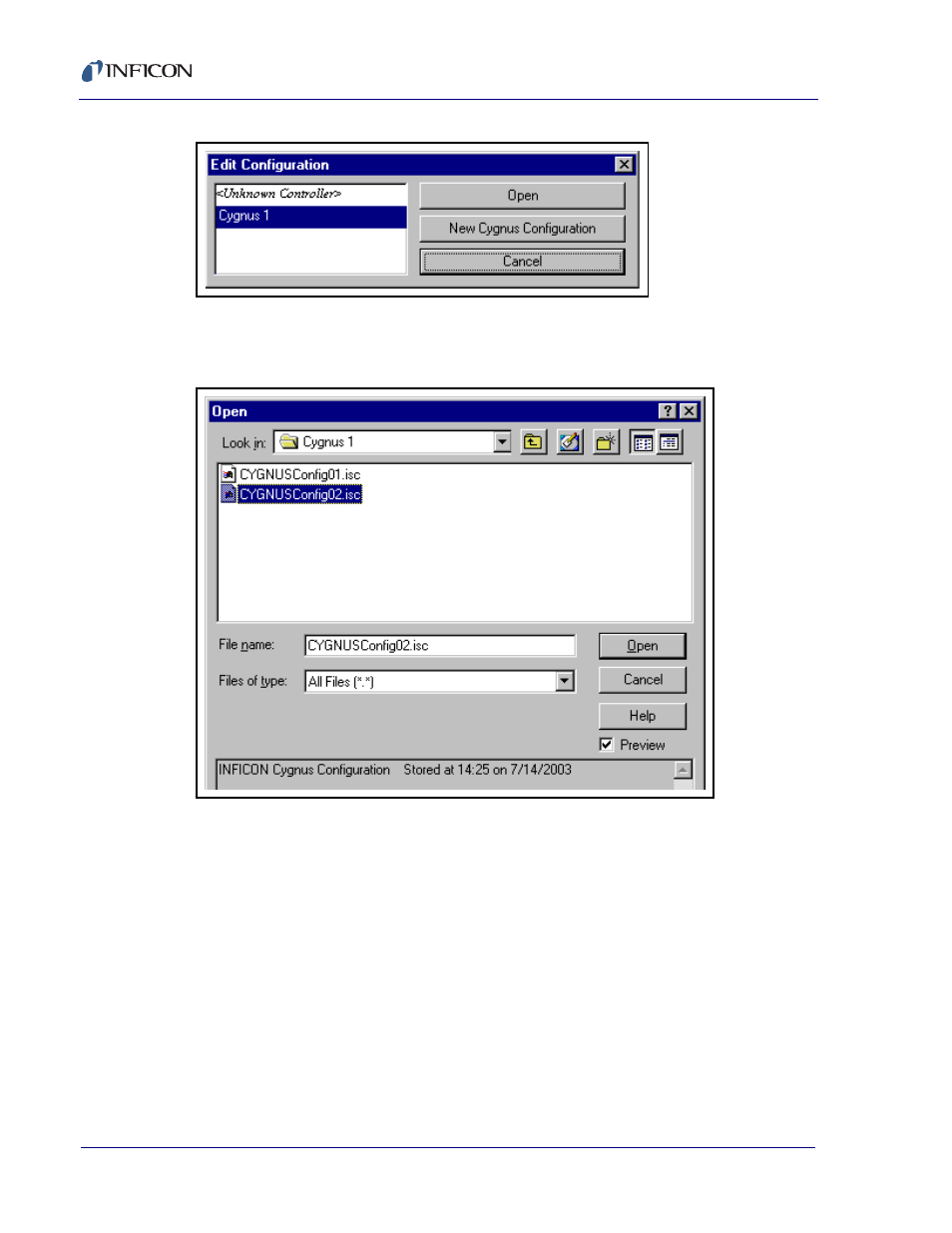 3 configuration editor main window | INFICON Cygnus Editor Software Manual User Manual | Page 42 / 82