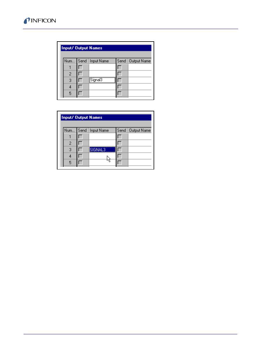 INFICON Cygnus Editor Software Manual User Manual | Page 50 / 82