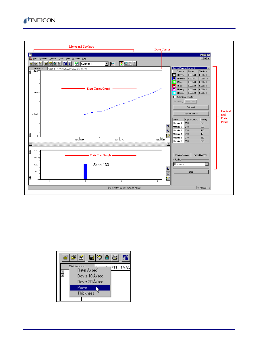 Figure 4-2, Has four | INFICON Cygnus Editor Software Manual User Manual | Page 64 / 82