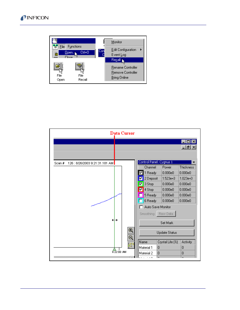 Tions are shown in, Figure | INFICON Cygnus Editor Software Manual User Manual | Page 72 / 82