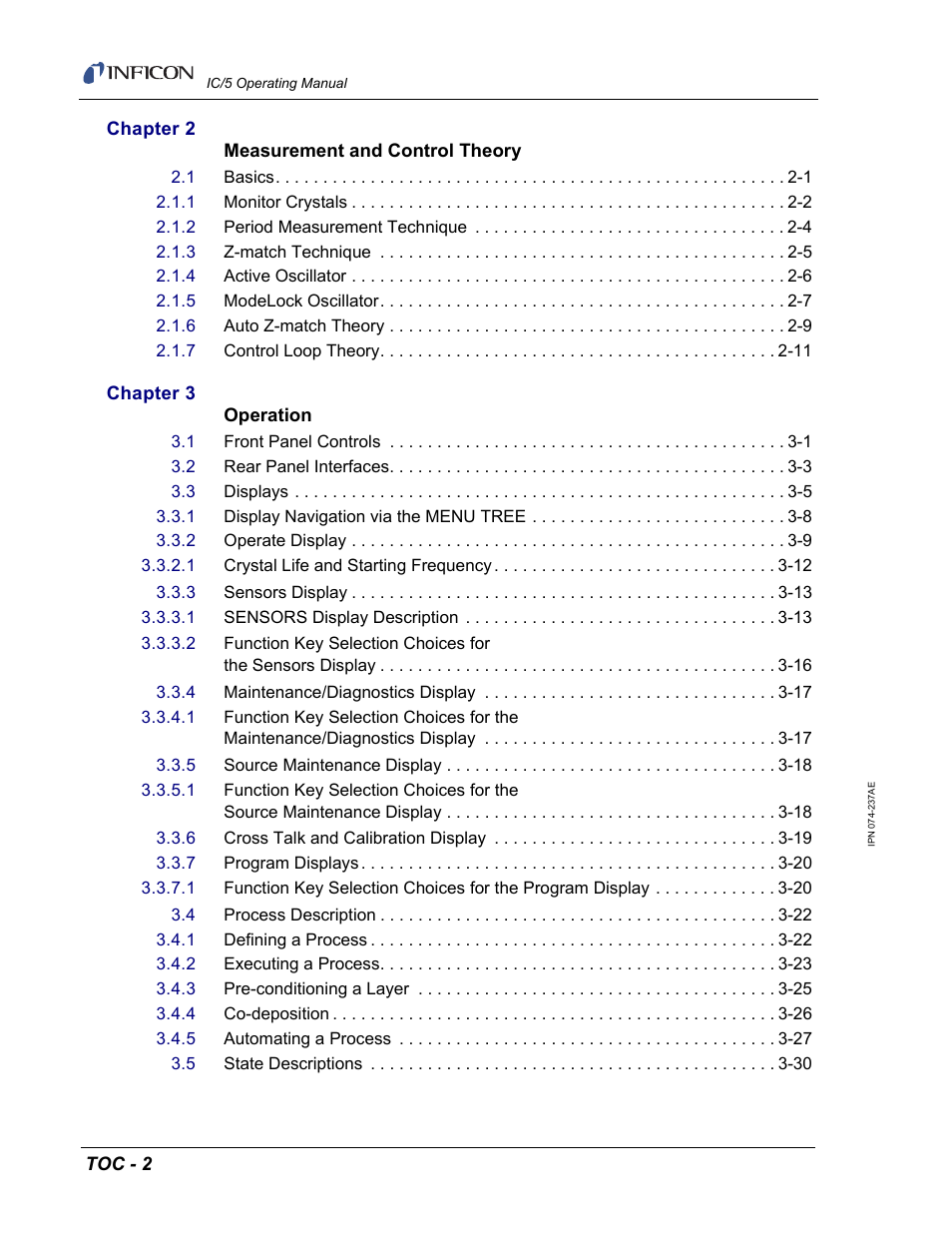 INFICON IC/5 Thin Film Deposition Controller User Manual | Page 10 / 312