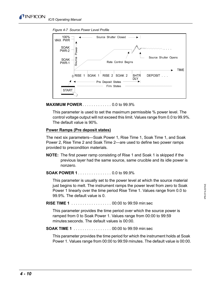 INFICON IC/5 Thin Film Deposition Controller User Manual | Page 104 / 312