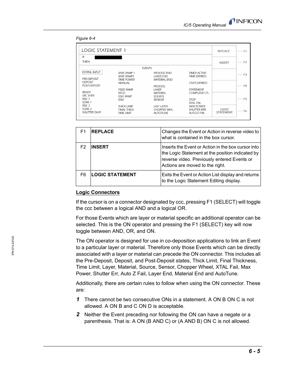 INFICON IC/5 Thin Film Deposition Controller User Manual | Page 125 / 312