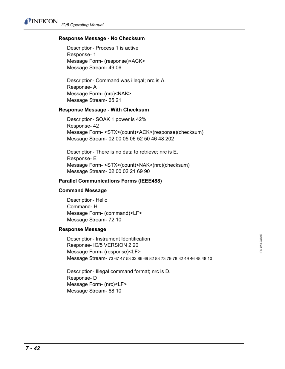 INFICON IC/5 Thin Film Deposition Controller User Manual | Page 184 / 312