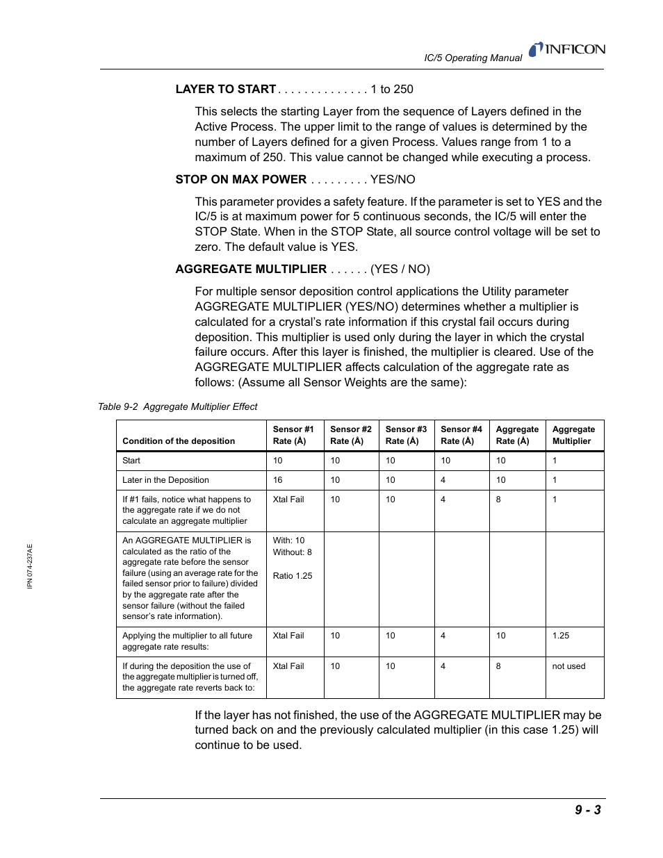 INFICON IC/5 Thin Film Deposition Controller User Manual | Page 201 / 312