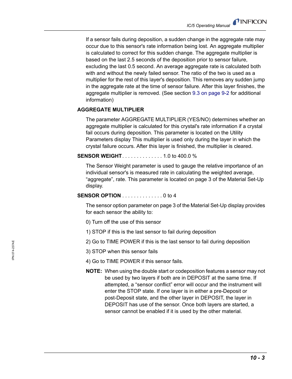 INFICON IC/5 Thin Film Deposition Controller User Manual | Page 209 / 312