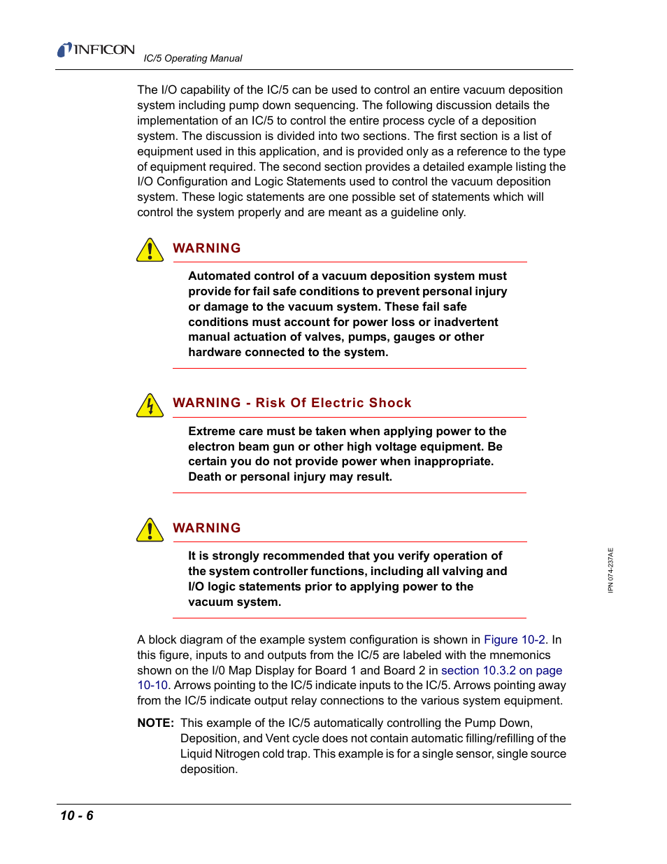 INFICON IC/5 Thin Film Deposition Controller User Manual | Page 212 / 312