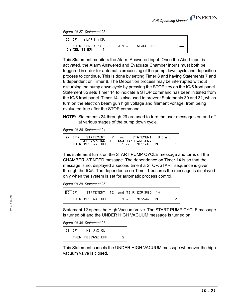 INFICON IC/5 Thin Film Deposition Controller User Manual | Page 227 / 312