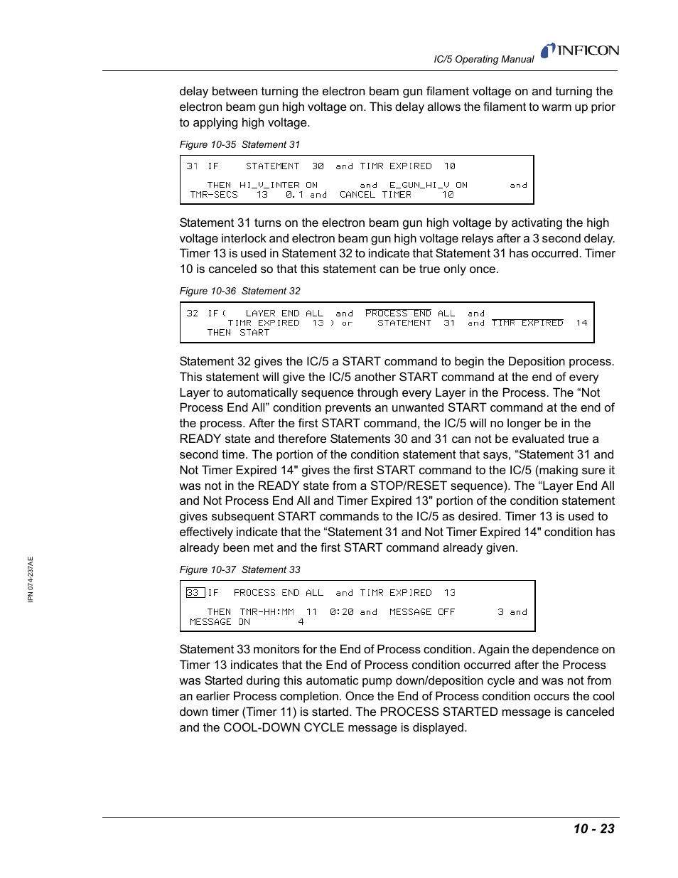 INFICON IC/5 Thin Film Deposition Controller User Manual | Page 229 / 312