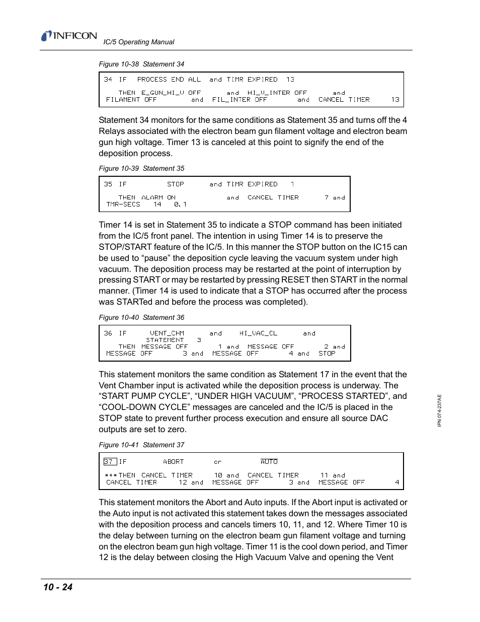 INFICON IC/5 Thin Film Deposition Controller User Manual | Page 230 / 312