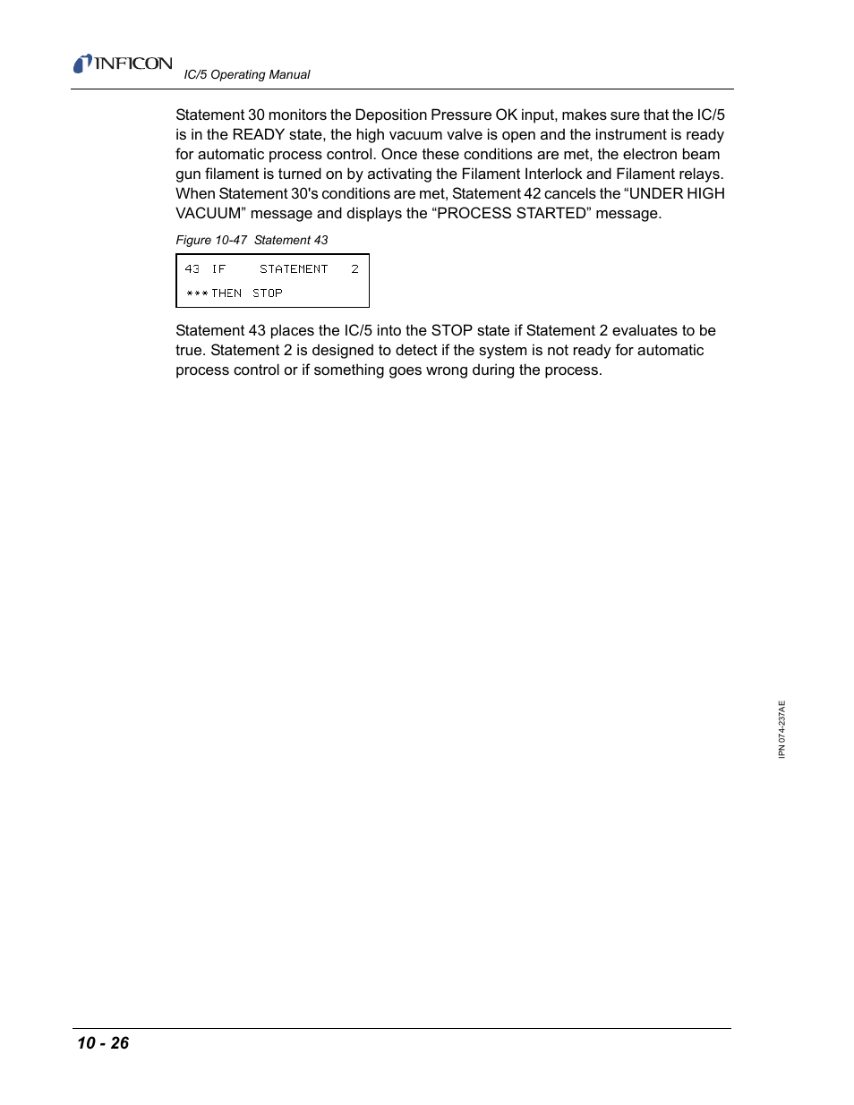 INFICON IC/5 Thin Film Deposition Controller User Manual | Page 232 / 312