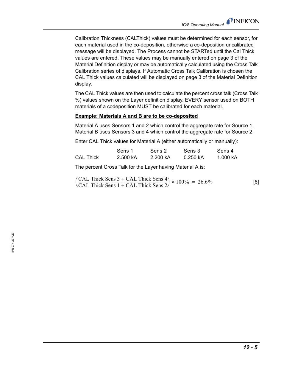 INFICON IC/5 Thin Film Deposition Controller User Manual | Page 251 / 312