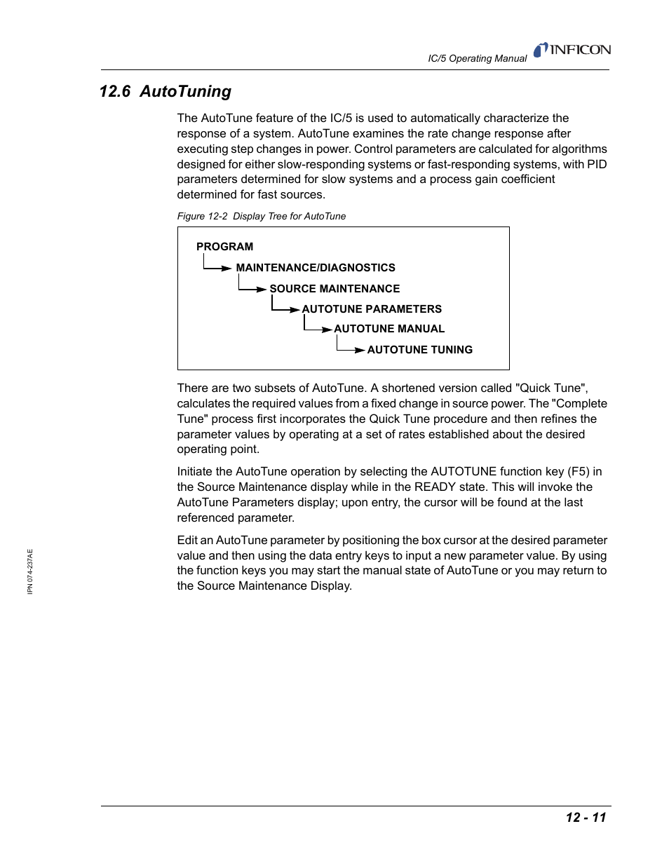 6 autotuning | INFICON IC/5 Thin Film Deposition Controller User Manual | Page 257 / 312